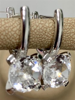 *Серьги Горный Хрусталь арт. 02-1840/00ГХ-00-074 вес 5,54 г - фото 141739 *Серьги Горный Хрусталь арт. 02-1840/00ГХ-00-074 вес 5,54 г - фото 141739