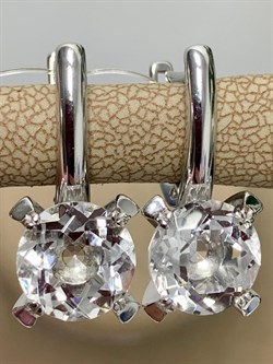 *Серьги Горный Хрусталь арт. 02-1840/00ГХ-00-074 вес 5,54 г - фото 141740 *Серьги Горный Хрусталь арт. 02-1840/00ГХ-00-074 вес 5,54 г - фото 141740