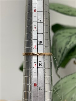 *Кольцо р.18,5 Черная Шпинель цв Красное арт. К120-5493ШЧ-843 вес 3,24 г - фото 142054