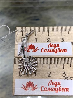 *Брошь Одуванчик Белый Бр цв Белое арт 7-270323-01-00-128 вес 2,57 г - фото 142699 *Брошь Одуванчик Белый Бр цв Белое арт 7-270323-01-00-128 вес 2,57 г - фото 142699