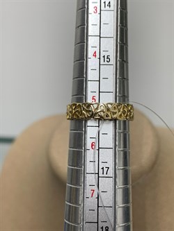 *Кольцо р.16 Триглав цв Лимонное арт. 1000057-024 (вес 2,24 г) - фото 142822
