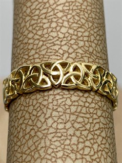 *Кольцо р.16 Триглав цв Лимонное арт. 1000057-024 (вес 2,24 г) - фото 142825