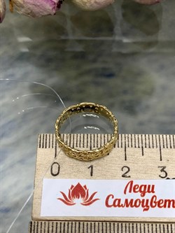 *Кольцо р.16 Триглав цв Лимонное арт. 1000057-024 (вес 2,24 г) - фото 142832