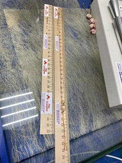 *Колье р.45-50 Белый Фианит Красная позолота арт. 06-2631/00КЦ-60-626 вес 3,22 г - фото 145094