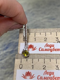 *Серьги Султанит иск арт. 02-2097/00СТ-00-229 вес 3,76 г - фото 146395