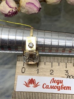 *Кольцо р.17,5 Белый Топаз цв Лимонное, арт. 01.03095-5,21 (вес 5,21 г) - фото 146435 *Кольцо р.17,5 Белый Топаз цв Лимонное, арт. 01.03095-5,21 (вес 5,21 г) - фото 146435