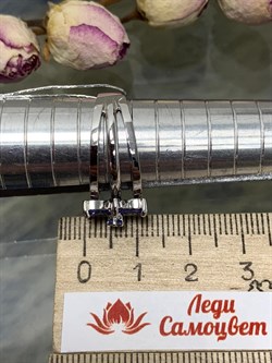 *Кольцо р.18 Незабудка Танзанит цв Белое арт. 01.00599-983 (вес 5,58 г) - фото 146487 *Кольцо р.18 Незабудка Танзанит цв Белое арт. 01.00599-983 (вес 5,58 г) - фото 146487