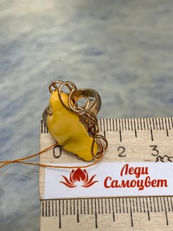 *Кольцо р.17 Янтарь цв Красное арт. 13030102521-391, (Вес 4,23г) - фото 147356 *Кольцо р.17 Янтарь цв Красное арт. 13030102521-391, (Вес 4,23г) - фото 147356