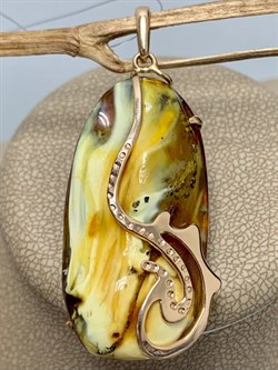 *Подвеска Янтарь цв Красное арт 813000-531 Вес 7,47 - фото 147370 *Подвеска Янтарь цв Красное арт 813000-531 Вес 7,47 - фото 147370