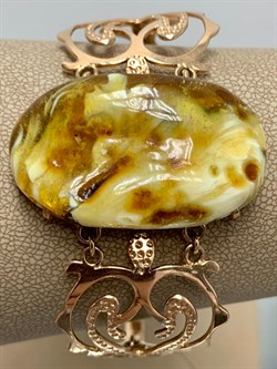 *Браслет р.18 Янтарь цв Красное арт 814000-519 Вес 17,83 - фото 147388 *Браслет р.18 Янтарь цв Красное арт 814000-519 Вес 17,83 - фото 147388