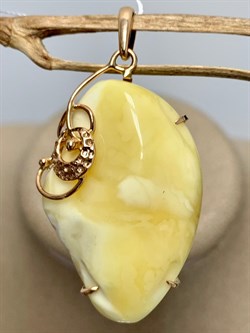 *Подвеска Янтарь цв Красное арт 813000-465 Вес 4,27 - фото 147502