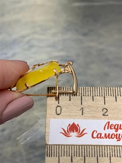 *Серьги Янтарь цв Красное арт. 13020111519-299, (Вес 6,83г) - фото 147518 *Серьги Янтарь цв Красное арт. 13020111519-299, (Вес 6,83г) - фото 147518