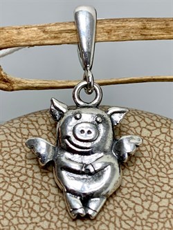 *Подвеска Свинка Пятачок арт. 0517П-506 вес 2,1 г - фото 149877 *Подвеска Свинка Пятачок арт. 0517П-506 вес 2,1 г - фото 149877