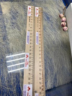 *Колье р.45 Белый Бр цв Красное арт 6-362-073 вес 2,6 г - фото 150040