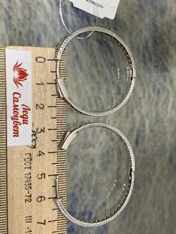 *Серьги Конго Белый Фианит Микро Вставки арт. CZ-E02943-X-W-X-X-W-679, (вес 8,6 г) - фото 150207 *Серьги Конго Белый Фианит Микро Вставки арт. CZ-E02943-X-W-X-X-W-679, (вес 8,6 г) - фото 150207