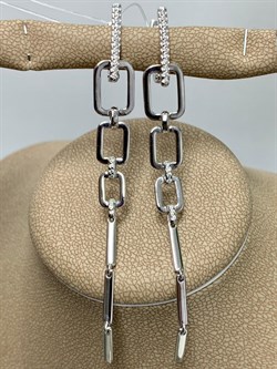 *Серьги Белый Фианит арт. 02-2631/00КЦ-00-868 вес 5,59 г - фото 150459 *Серьги Белый Фианит арт. 02-2631/00КЦ-00-868 вес 5,59 г - фото 150459