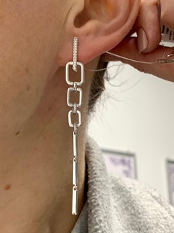 *Серьги Белый Фианит арт. 02-2631/00КЦ-00-868 вес 5,59 г - фото 150462 *Серьги Белый Фианит арт. 02-2631/00КЦ-00-868 вес 5,59 г - фото 150462