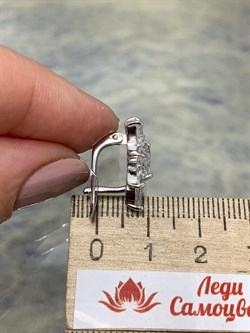 *Серьги Горный Хрусталь арт. 02-2409/00ГХ-00-921 вес 5,28 г - фото 150923 *Серьги Горный Хрусталь арт. 02-2409/00ГХ-00-921 вес 5,28 г - фото 150923