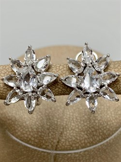 *Серьги Горный Хрусталь арт. 02-2409/00ГХ-00-921 вес 5,28 г - фото 150927 *Серьги Горный Хрусталь арт. 02-2409/00ГХ-00-921 вес 5,28 г - фото 150927