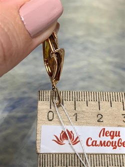 *Подвеска Янтарь цв Красное арт. 03-2824-00-271-1110-46-845 вес 1,91 г - фото 151339 *Подвеска Янтарь цв Красное арт. 03-2824-00-271-1110-46-845 вес 1,91 г - фото 151339