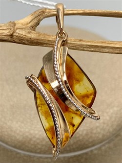 *Подвеска Янтарь цв Красное арт. 03-2824-00-271-1110-46-845 вес 1,91 г - фото 151340 *Подвеска Янтарь цв Красное арт. 03-2824-00-271-1110-46-845 вес 1,91 г - фото 151340