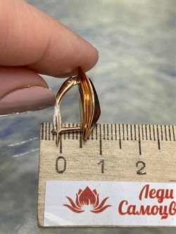 *Серьги Кофе Янтарь цв Красное арт. 02-4330-00-271-1110-46-545 вес 4,46 г - фото 151372 *Серьги Кофе Янтарь цв Красное арт. 02-4330-00-271-1110-46-545 вес 4,46 г - фото 151372