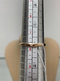 *Кольцо р.18 Кофе Янтарь цв Красное арт. 01-5045-01-271-1110-46-019 вес 2,18 г - фото 151415