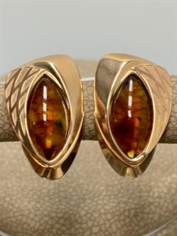 *Серьги Кофе Янтарь цв Красное арт. 02-3949-01-271-1110-46-778 вес 3,1 г - фото 151433 *Серьги Кофе Янтарь цв Красное арт. 02-3949-01-271-1110-46-778 вес 3,1 г - фото 151433
