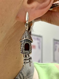 *Серьги Сказочный домик арт. 1653С-309 вес 8,8 г - фото 152025 *Серьги Сказочный домик арт. 1653С-309 вес 8,8 г - фото 152025