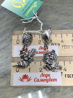 *Серьги Сластёна арт. 1727С-942 вес 9,4 г - фото 152288 *Серьги Сластёна арт. 1727С-942 вес 9,4 г - фото 152288