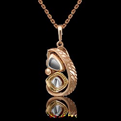 *Подвеска цв Лимонное, Красное, Белое арт. 03-2944-00-000-1140-48-908 (вес 2,57 г) - фото 15266