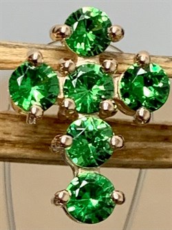 *Подвеска Цаворит цв Красное арт. 34212-132-702 вес 1,32 г - фото 152813