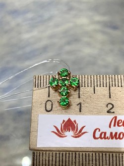 *Подвеска Цаворит цв Красное арт. 34212-132-702 вес 1,32 г - фото 152818