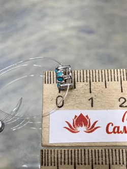 *Подвеска Бирюза Аризона цв Белое арт. 34563-212-388 (вес 0,67 г) - фото 153026