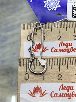 *Булавка Змейка арт. Б-775р-125 Вес 1,48 г - фото 154260