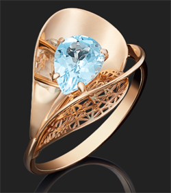 *Кольцо р.17,5 Топаз цв Красное арт. 01-4963-00-201-1110-46-790 (вес 2,15 г) - фото 15436 *Кольцо р.17,5 Топаз цв Красное арт. 01-4963-00-201-1110-46-790 (вес 2,15 г) - фото 15436