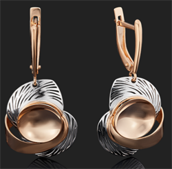 *Серьги цв Красное, Белое арт. 02-3786-00-000-1111-48-173 (вес 4,72 г) - фото 15453 *Серьги цв Красное, Белое арт. 02-3786-00-000-1111-48-173 (вес 4,72 г) - фото 15453