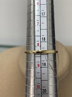 *Кольцо р.18,5 Микс Цаворит Шпинель цв Лимонное арт. 13887-332-450 (вес 1,73 г) - фото 156272