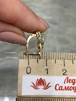 *Серьги Цаворит цв Лимонное арт. 24138-332-424 (вес 3,38 г) - фото 156523 *Серьги Цаворит цв Лимонное арт. 24138-332-424 (вес 3,38 г) - фото 156523