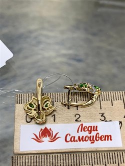 *Серьги Цаворит цв Лимонное арт. 24138-332-424 (вес 3,38 г) - фото 156524 *Серьги Цаворит цв Лимонное арт. 24138-332-424 (вес 3,38 г) - фото 156524