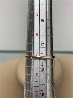 *Кольцо р.17,5 Бирюза Аризона цв Лимонное арт. 14563-312-192 (вес 1,19 г) - фото 156545