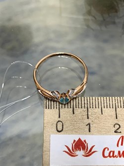 *Кольцо р.18,5 Апатит цв Красное арт. 14111-143-120 (вес 1,26 г) - фото 156562 *Кольцо р.18,5 Апатит цв Красное арт. 14111-143-120 (вес 1,26 г) - фото 156562