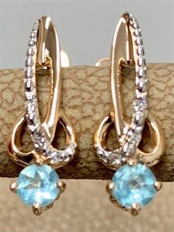 *Серьги Апатит цв Красное арт. 24111-143-328 (вес 1,77 г) - фото 156567 *Серьги Апатит цв Красное арт. 24111-143-328 (вес 1,77 г) - фото 156567