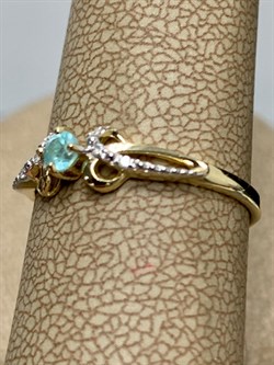 *Кольцо р.17,5 Апатит цв Лимонное арт. 14111-343-996 (вес 1,17 г) - фото 156608 *Кольцо р.17,5 Апатит цв Лимонное арт. 14111-343-996 (вес 1,17 г) - фото 156608