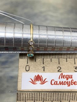 *Кольцо р.17,5 Апатит цв Лимонное арт. 14167-343-840 (вес 1,28 г) - фото 156707 *Кольцо р.17,5 Апатит цв Лимонное арт. 14167-343-840 (вес 1,28 г) - фото 156707