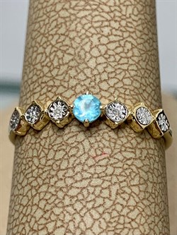 *Кольцо р.17,5 Апатит цв Лимонное арт. 14167-343-840 (вес 1,28 г) - фото 156711 *Кольцо р.17,5 Апатит цв Лимонное арт. 14167-343-840 (вес 1,28 г) - фото 156711