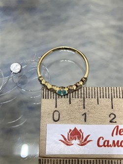 *Кольцо р.17,5 Апатит цв Лимонное арт. 14167-343-840 (вес 1,28 г) - фото 156715 *Кольцо р.17,5 Апатит цв Лимонное арт. 14167-343-840 (вес 1,28 г) - фото 156715