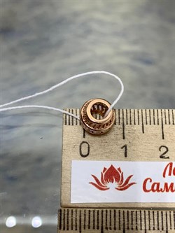 *Подвеска Шарм Белый Фианит арт. п3-988з200-084 (Вес 0,99 г) - фото 156874