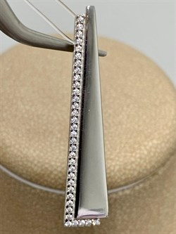 *Подвеска Белый Фианит арт. п-7239р200-393 Вес 2,13 г - фото 159130 *Подвеска Белый Фианит арт. п-7239р200-393 Вес 2,13 г - фото 159130