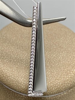 *Подвеска Белый Фианит арт. п-7239р200-393 Вес 2,13 г - фото 159132 *Подвеска Белый Фианит арт. п-7239р200-393 Вес 2,13 г - фото 159132